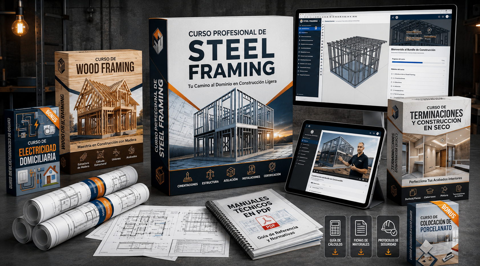 El Curso Definitivo De Steel Framing : Curso de Cero a Experto